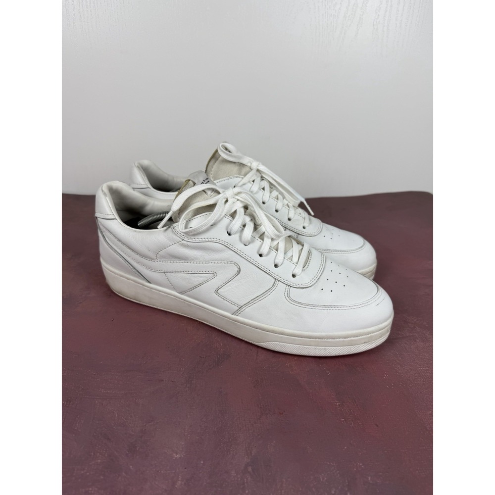 Rag & Bone Mens White Leather Retro Court Low Sneakers Size EU 46 US 13